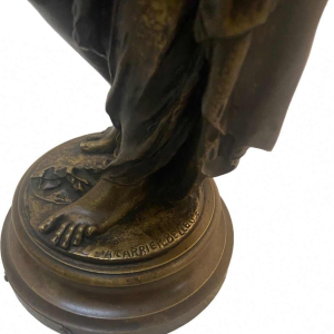 Rare modèle de Carrier-Belleuse titré Message