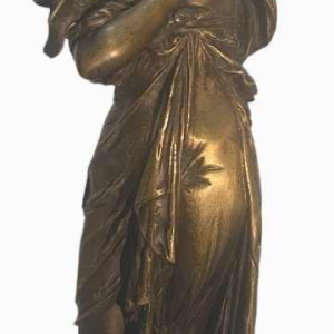 Rare modèle de Carrier-Belleuse titré Message