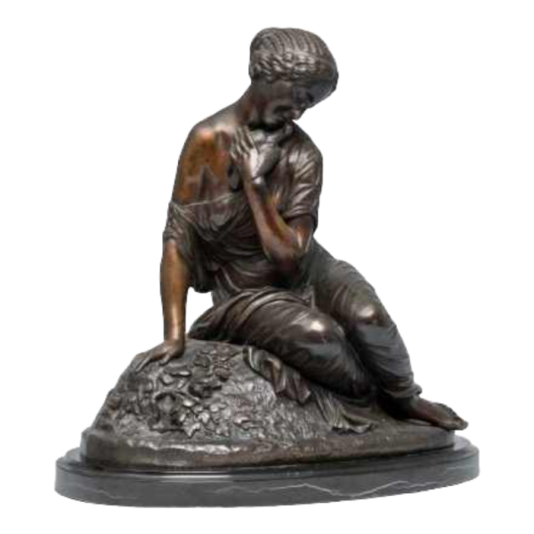 La Méditation de La Jeune Femme de Charles Cumberworth