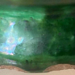 Vase Art Nouveau en faïence, pièce unique