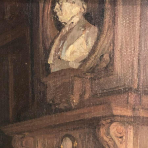 Sketch on canvas of the National Bank Executive Committee H. Richir