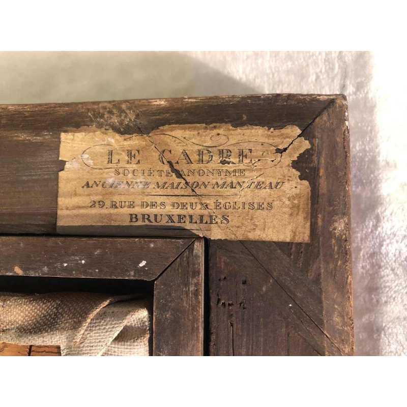 Esquisse sur toile, comité de direction de la Banque Nationale, H. Richir