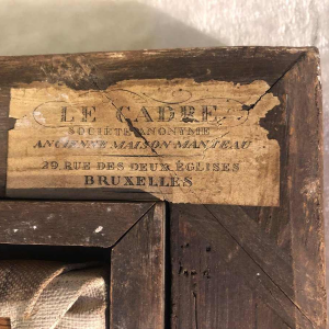 Sketch on canvas of the National Bank Executive Committee H. Richir