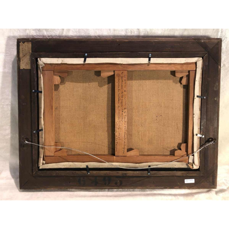 Esquisse sur toile, comité de direction de la Banque Nationale, H. Richir