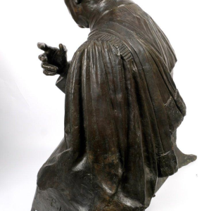 Pierre De Soete Advocaat Jules Destrée sculptuur / buste in brons, ca 1930