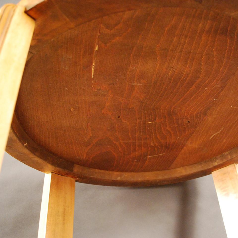 De Coene Frères, Table basse Art Déco, marqueterie sycomore acajou, ca 1925