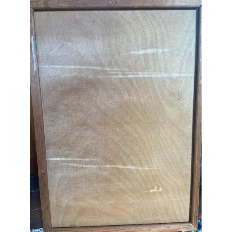 Marie Bauweraerts, étude de l'affiche "Compagnie des Wagons-lits" huile sur panneau