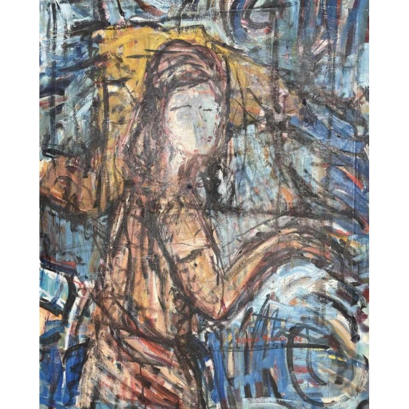 Djemel MERBAH (1949-) olieverf op doek