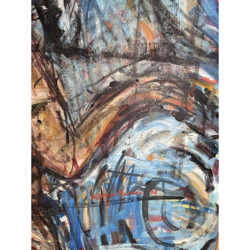 Djemel MERBAH (1949-) olieverf op doek