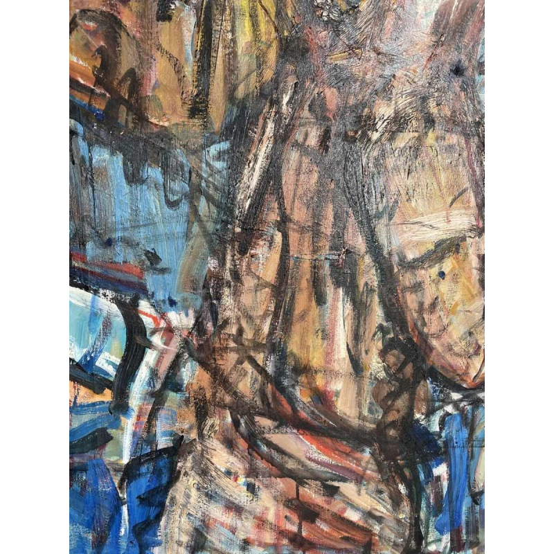 Djemel MERBAH (1949-) huile sur toile