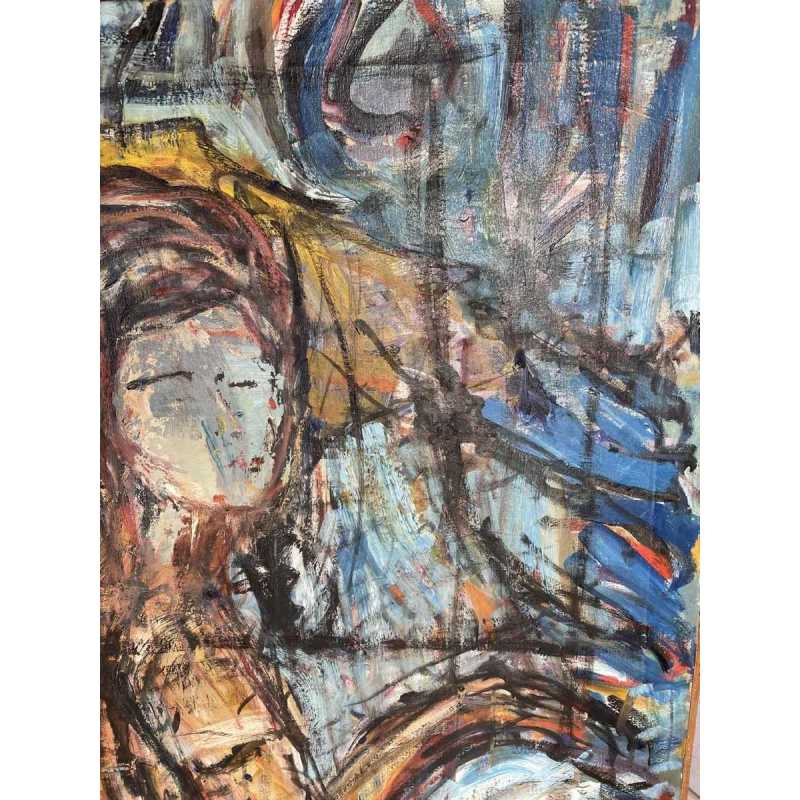 Djemel MERBAH (1949-) huile sur toile