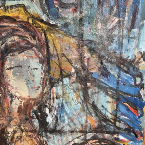 Djemel MERBAH (1949-) huile sur toile