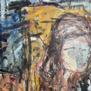 Djemel MERBAH (1949-) olieverf op doek