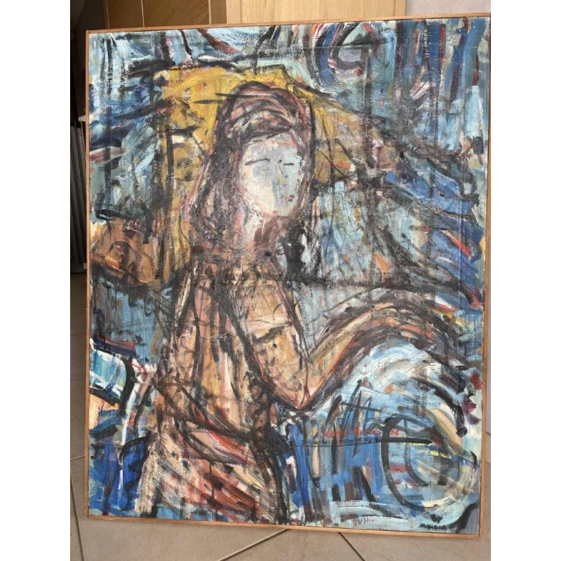 Djemel MERBAH (1949-) oil on canvas