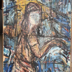 Djemel MERBAH (1949-) oil on canvas