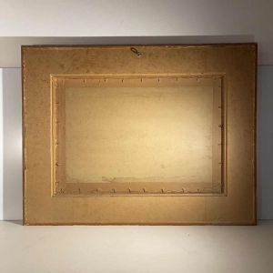 Paul Daxhelet "Afrikaanse Dansers, Primipare Vrouwen, Equateur" africanistisch schilderij, circa 1950.