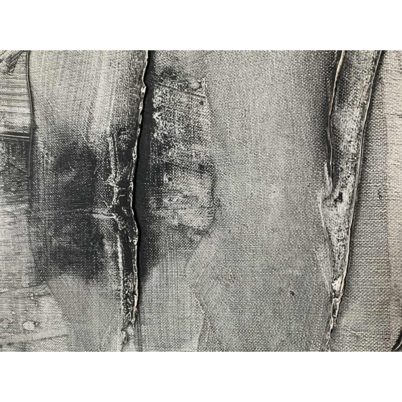 ANDRE LAPIERE 1966 ' Brume Mosane ' groot abstract schilderij, olieverf op doek