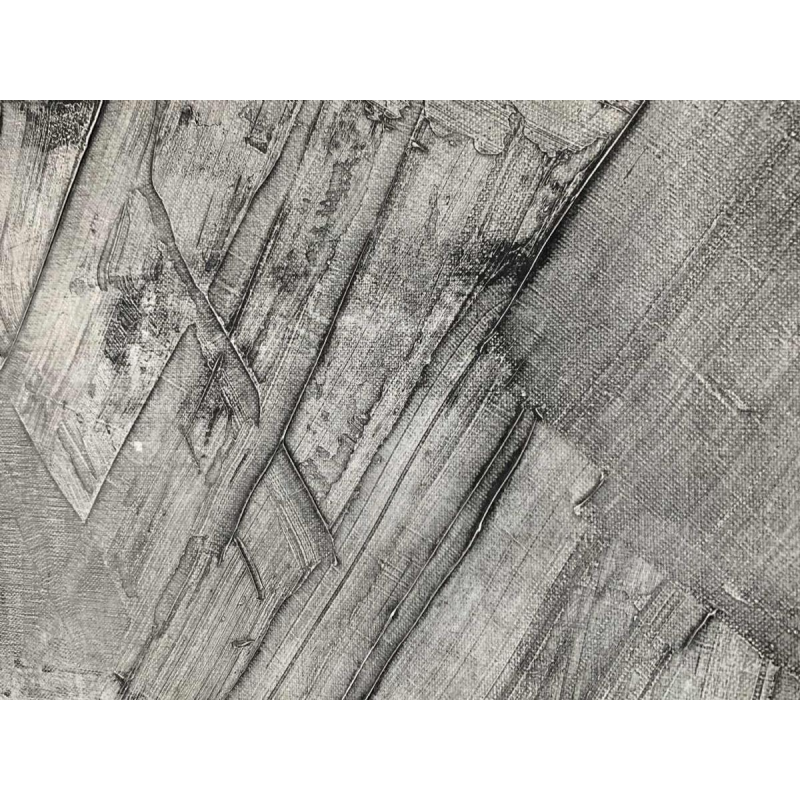 ANDRE LAPIERE 1966 ' Brume Mosane ' Grand Tableau Abstrait, huile sur toile