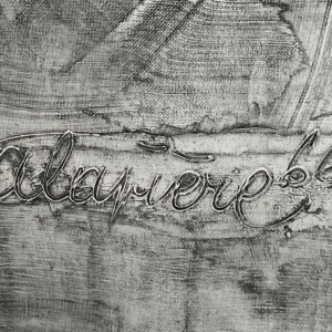 ANDRE LAPIERE 1966 ' Brume Mosane ' groot abstract schilderij, olieverf op doek