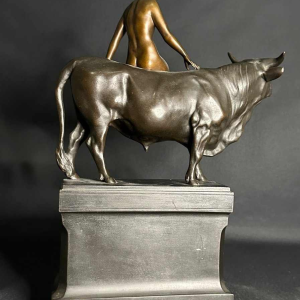 Bronze Europe by Oskar Gladenbeek Germany