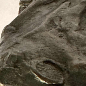 L. Place "Bacchus" kleine bronzen sculptuur gesigneerd, belgische school