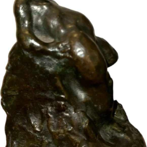 L. Place "Bacchus" small bronze sculpture signed, belgian school