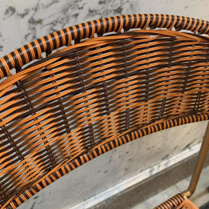 Set of 6 Vintage Italian Outdoor Patio 'Scoubidou' Loung Chair Armchairs , 1950s