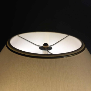 Pierre Giraudon, lampe à poser prisme en " Résine Fractale ", bronze argenté, 1970s