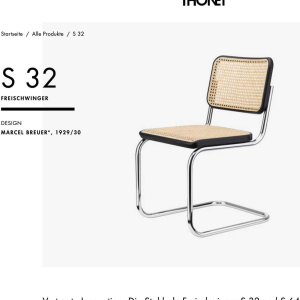 Schommelstoel Modernistisch '70, Stijl Marcel Breuer / Bentwood Michael Thonet