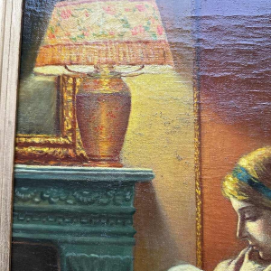 Jeune Fille à La Lecture de Charles Caty