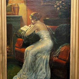 Jeune Fille à La Lecture by Charles Caty