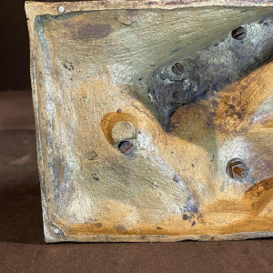 "L'accolade" dier sculptuur, bronzen dieren paard / paarden, 19e eeuw