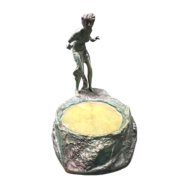 Jeune Fille devant l'Etang signed Salât for Bruno Zach