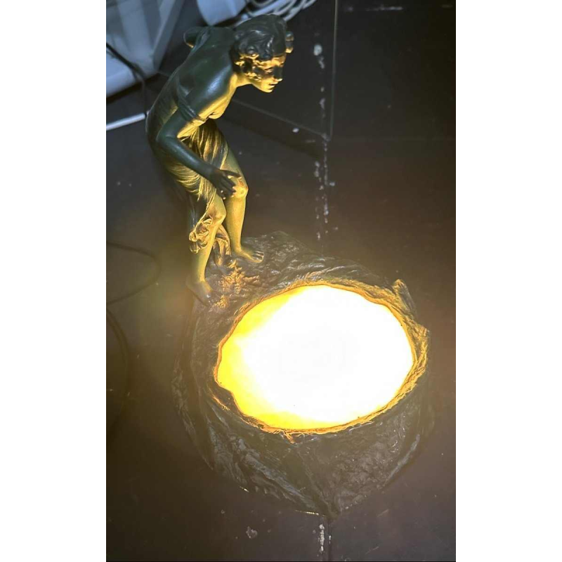 Jeune Fille devant l'Etang signed Salât for Bruno Zach