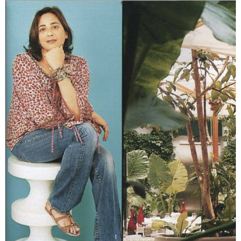 INDIA MAHDAVI 'FANTOMAS' Paire de lampes / lampadaires, Design Eye-ball, acier laqué noir, ca 1990