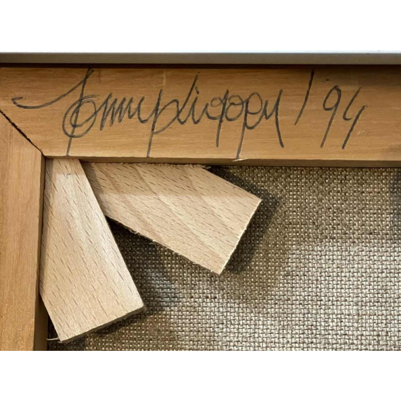 Jonny KIGGEN XX e siècle uvre originale de 1994 peinte sur toile