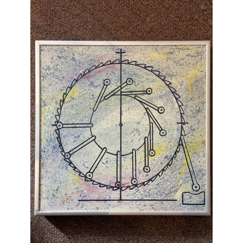 Jonny KIGGEN XX e siècle uvre originale de 1994 peinte sur toile