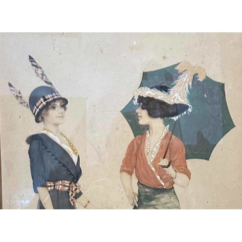 The Two Elegant Parisians Raphael Kirchner