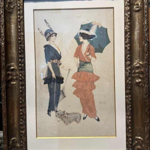 De twee elegante Parijzenaars Raphael Kirchner