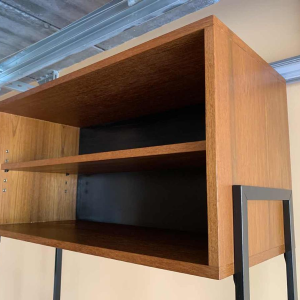 MDK Teak Wall Unit, Vintage Modular Shelf, Scandinavian Design Style, 1960s