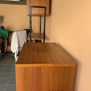 MDK Teak Wall Unit, Vintage Modular Shelf, Scandinavian Design Style, 1960s