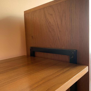 MDK Teak Wall Unit, Vintage Modular Shelf, Scandinavian Design Style, 1960s