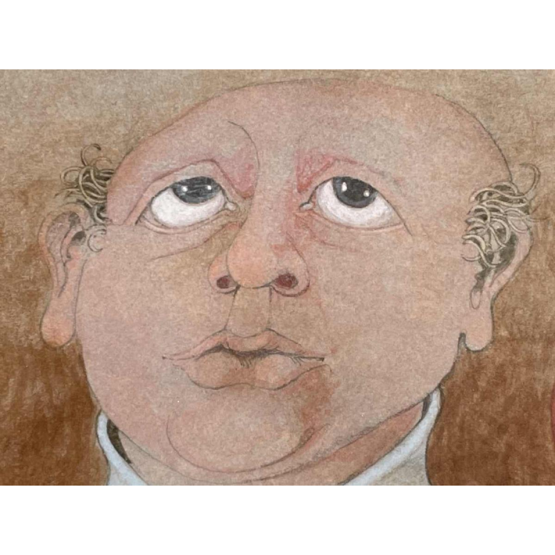 Jean-Pierre FELIX (1938-) 2 figures dated 1980 mixed media