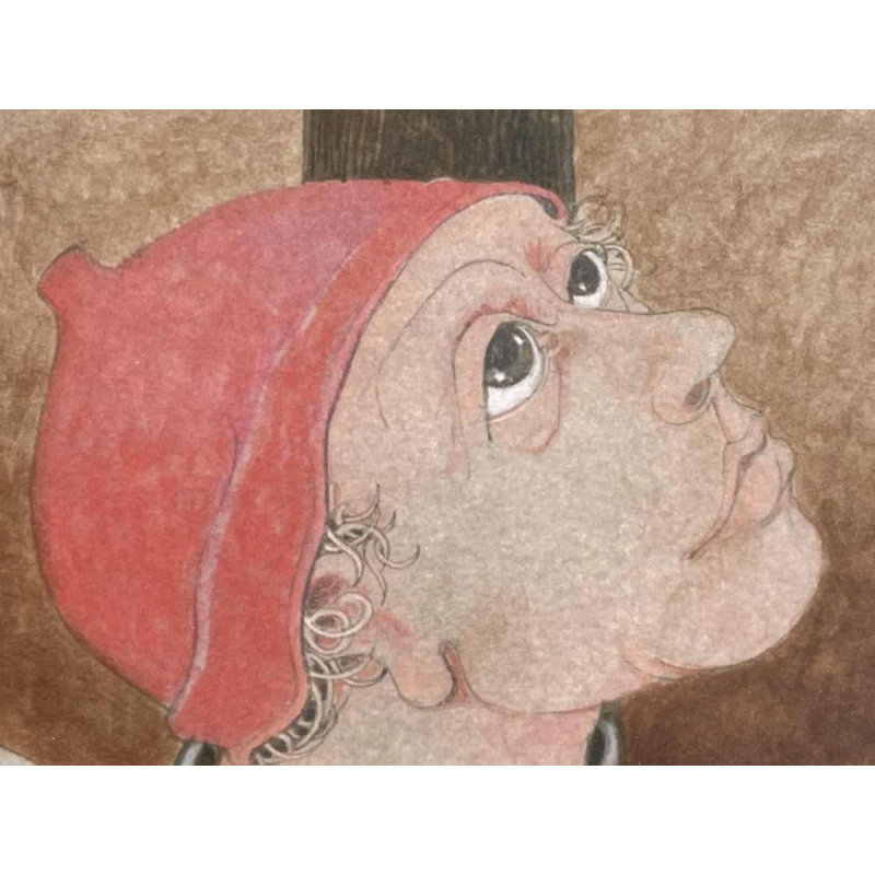 Jean-Pierre FELIX (1938-) 2 figures dated 1980 mixed media