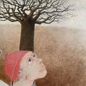 Jean-Pierre FELIX (1938-) 2 personnages daté 1980 technique mixte