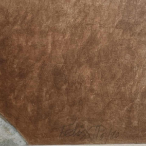 Jean-Pierre FELIX (1938-) 2 figuren gedateerd 1980 gemengde techniek