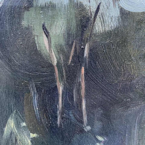 Louise BOXUS -CHEVY « Paysage ardennais » huile sur toile