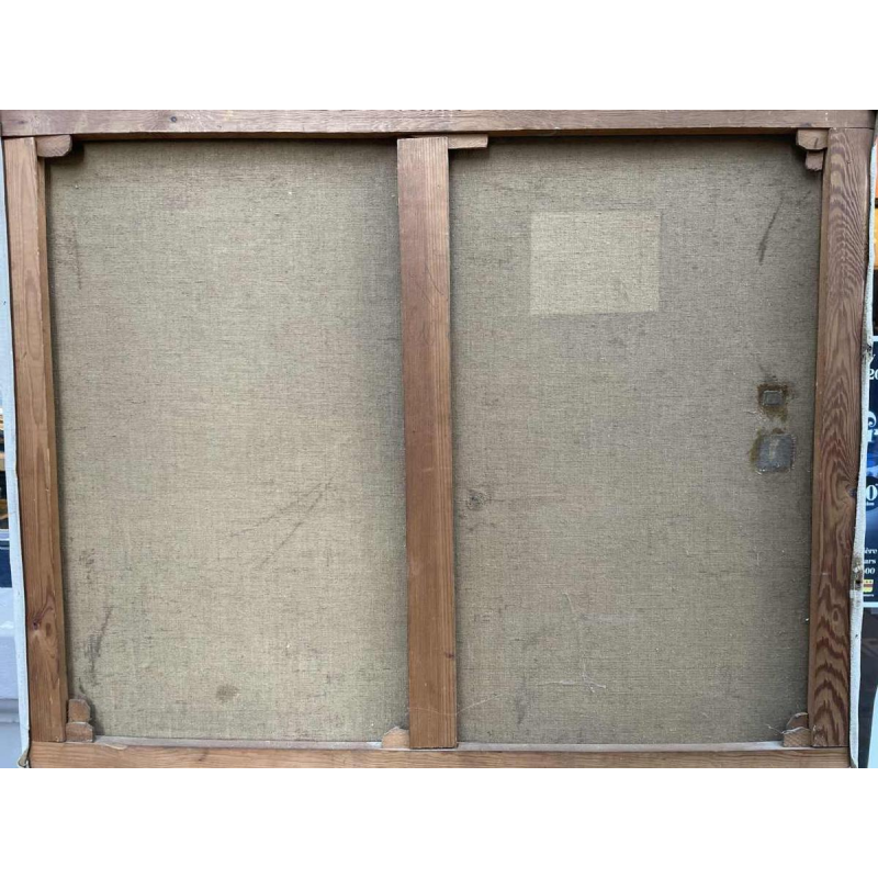 Louise BOXUS -CHEVY “Ardennenlandschap” olieverf op doek