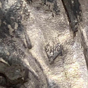 DAUM NANCY " DAISIES " diabolo vase, acid free, gold and silver enhanced 1910