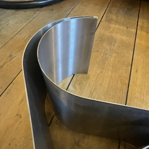 PATRICE MAFFEI & KAPPA " Come`te " Table Basse / Salon, Acier Inoxidable, 1971